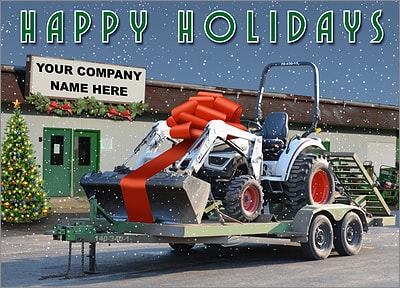 Equipment Rental Holiday Card