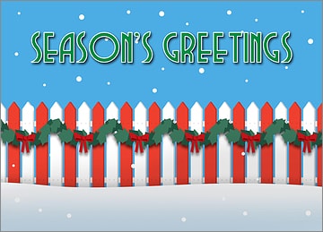 Fencing Greeting Card