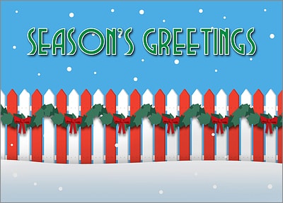 Fencing Greeting Card