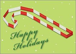 Fencing Holiday Card
