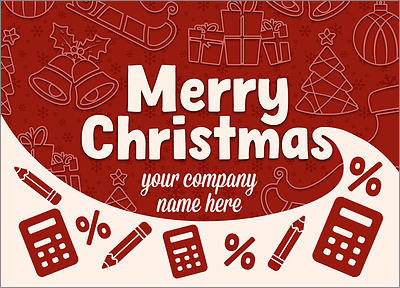 Festive Balance Card (Glossy White) 