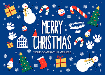 Festive Pet Card