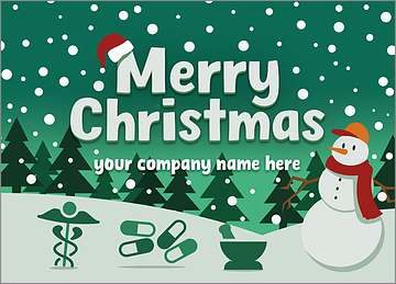 Festive Pharmacy Card