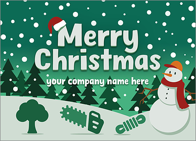 Festive Tree Services Card