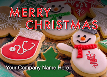 Festive Veterinary Card