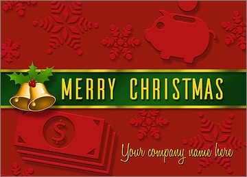 Financial Card Red