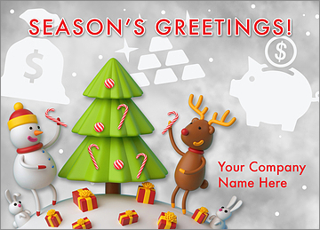 Financial Cheerful Card