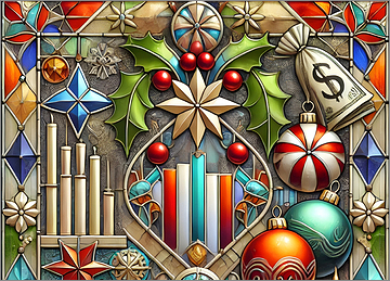 Financial Christmas Card Glad