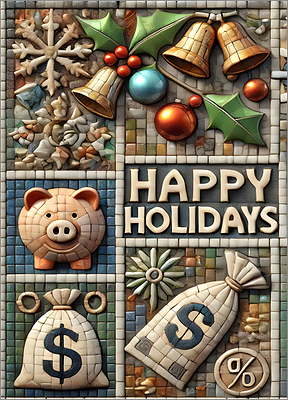 Financial Christmas Card Restful