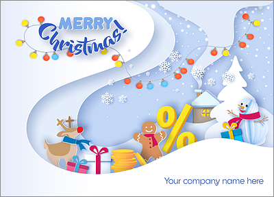 Financial Snowflakes Card