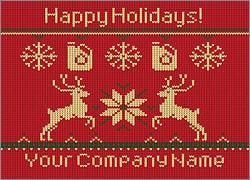 Fuel Reindeer Christmas Card