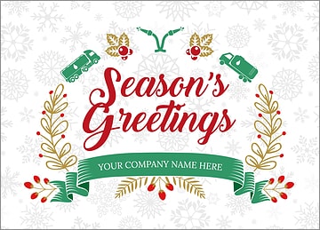 Fuel Snowflake Christmas Card