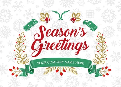 Fuel Snowflake Christmas Card