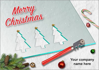 Glazier Trees Christmas Card