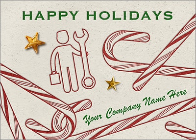 Handyman Candy Canes (Glossy White) 