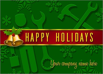 Handyman Card Green