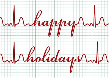 Happy Holidays EKG