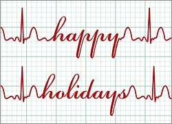 Happy Holidays EKG