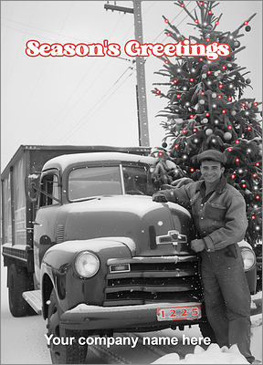 Haul Seasons Greeting Card (Glossy White) 