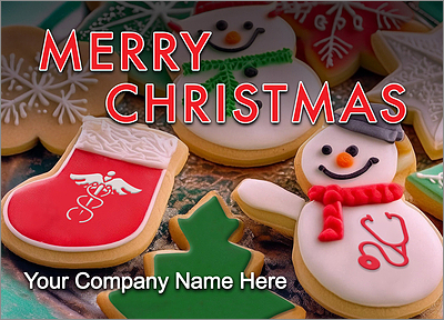 Health Seasons Greeting Card (Glossy White) 