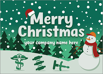 Holiday Adjustment Greeting Card