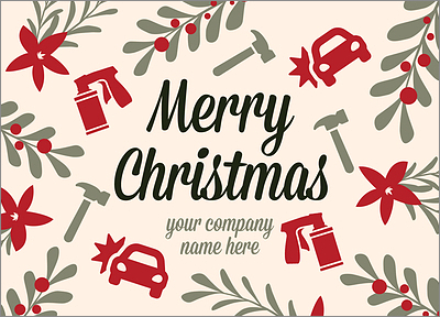 Holiday Body Shop Card