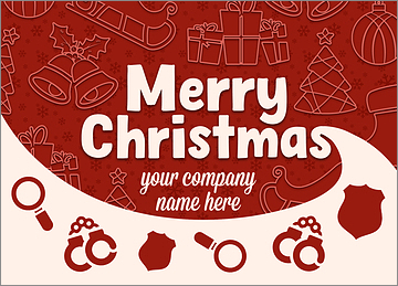 Holiday Cop Card