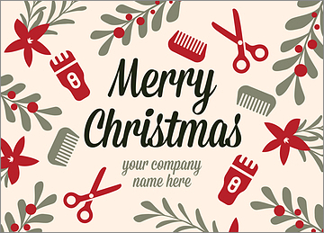 Holiday Glamour Greeting Card