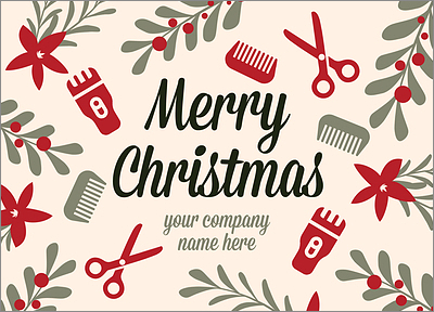 Holiday Glamour Greeting Card