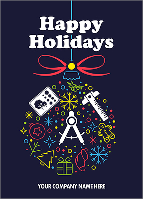 Holiday Landscape Card (Glossy White) 