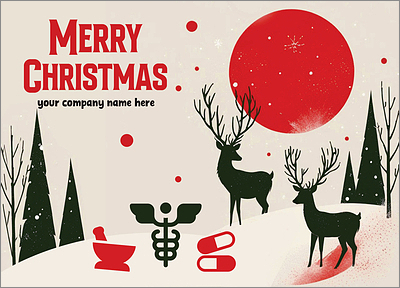 Holiday Meds Greeting Card