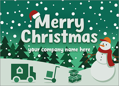 Holiday Movers Greeting Card