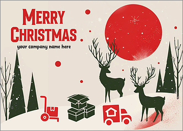 Holiday Moving Card