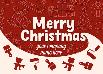 Holiday Paint Card