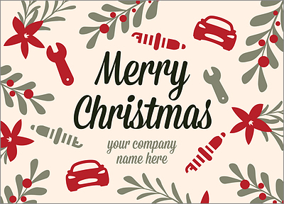 Holiday Repair Greeting Card