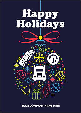 Holiday Tanker Greeting Card