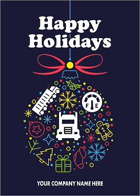 Holiday Tanker Greeting Card