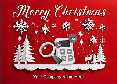 Holiday Tax Card