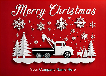 Holiday Tow Card