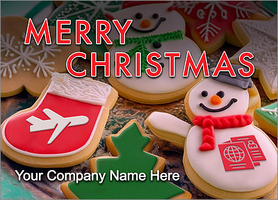 Holiday Travel Card (Glossy White) 