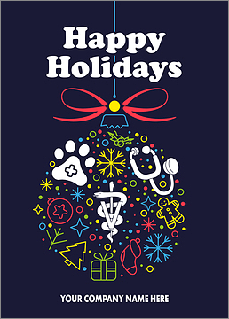 Holiday Vet Greeting Card