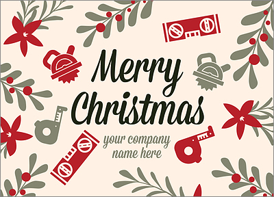 Holiday Woodworking Card