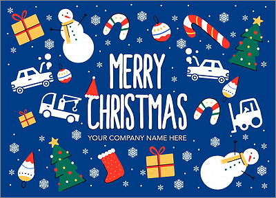 Holiday Wreckage Card