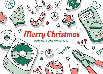 HVAC Merry Christmas Card