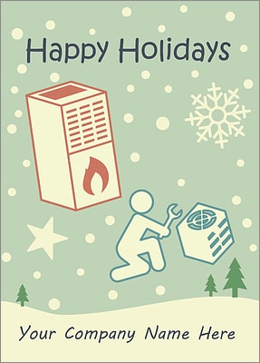 HVAC Snowfall Card