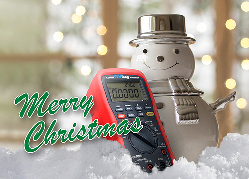 HVAC Snowman Holiday Card