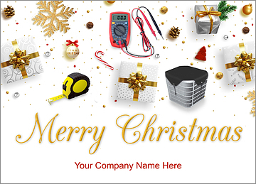 HVAC Tools Christmas Card