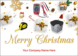 HVAC Tools Christmas Card