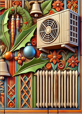 HVAC-X Christmas Card Inviting