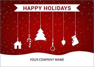 Inspection Ornaments Holiday Card